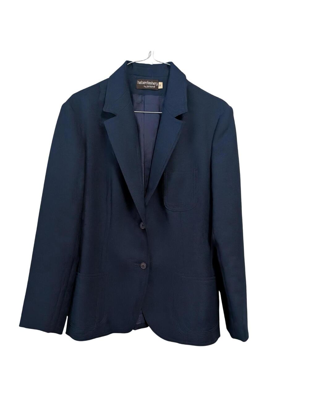 Vintage early 90s Navy Blazer – Haberdashery by Personal – Size 12